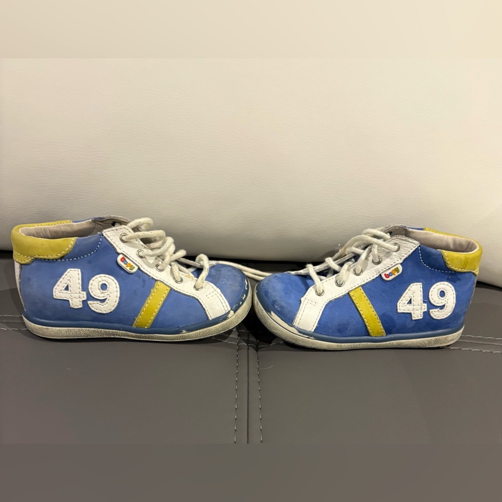 BOPY Kids Leather Sneakers - size 22